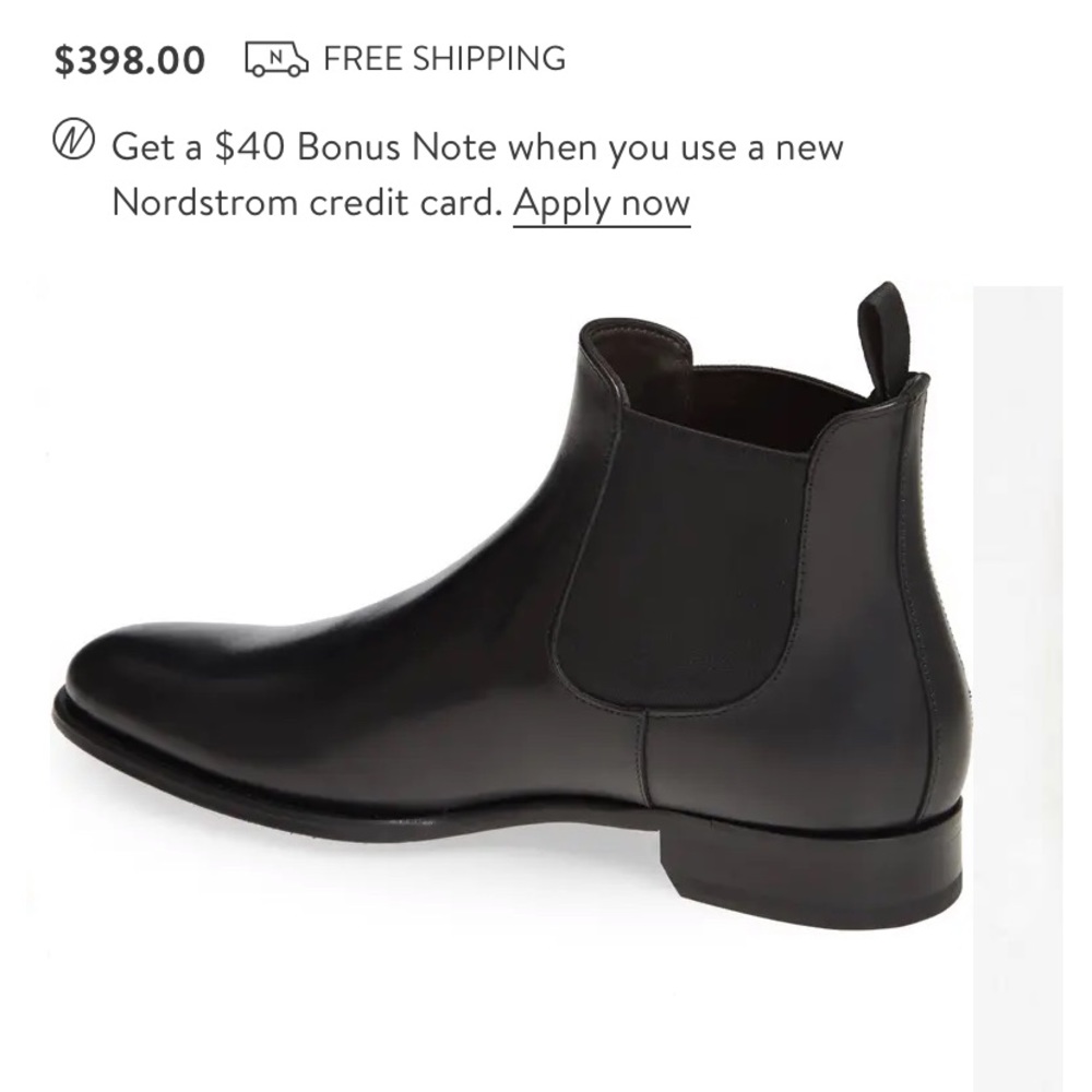 To Boot Men’s Chelsea Boots in Black